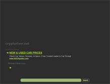Tablet Screenshot of cryptoriver.net